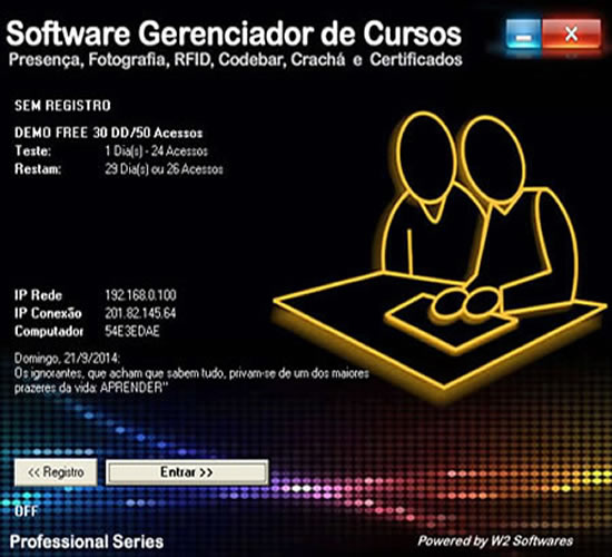 Software de cursos gerenciador e emissor de certificados